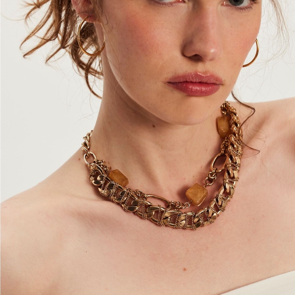 Free People Chain choker Necklace
